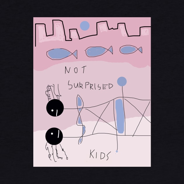 Kids Not Surprised Stick Figure by Eigo Wild